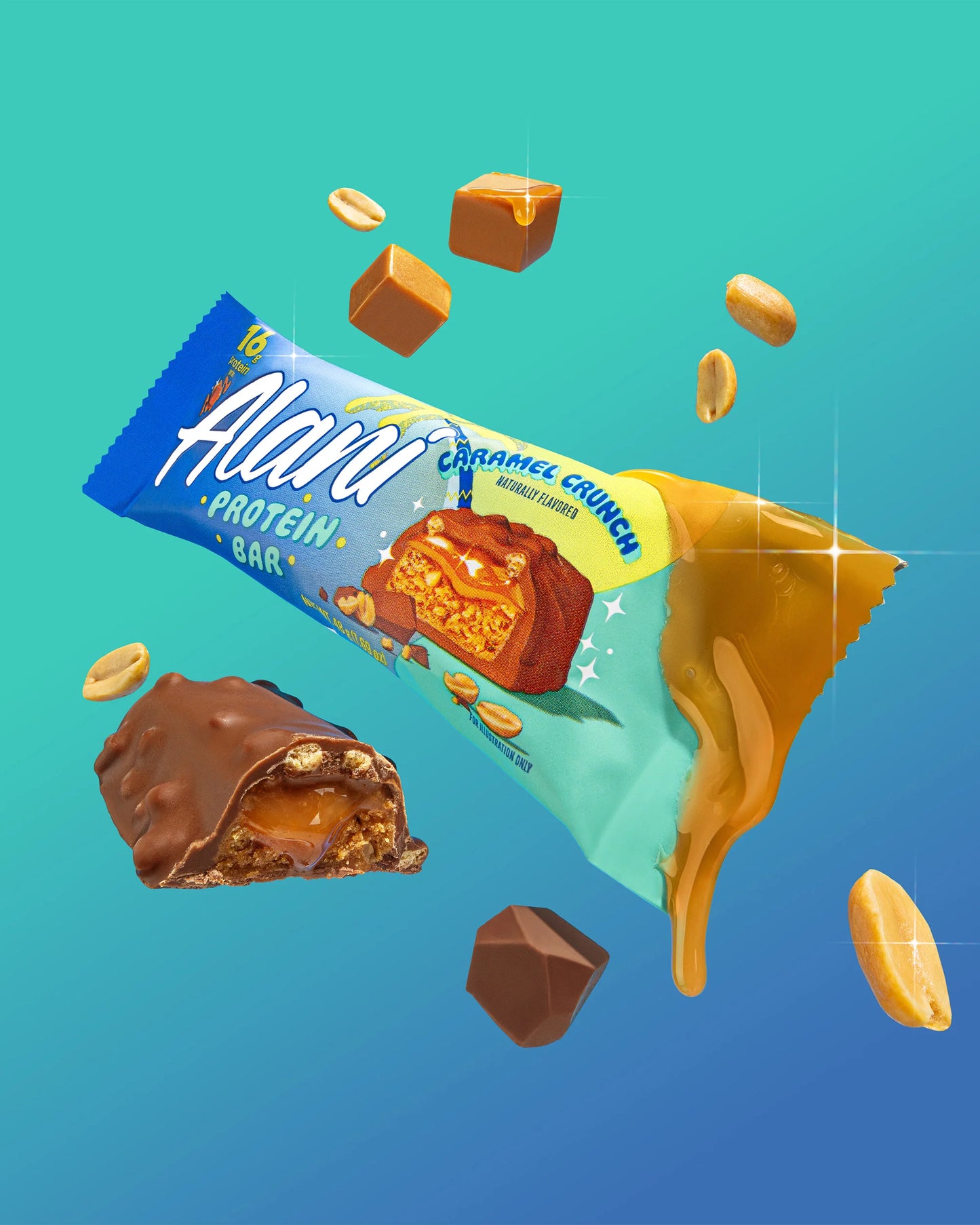 protein bar - caramel crunch