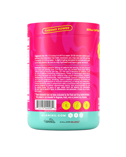 pre-workout+ burn - dragon fruit rush