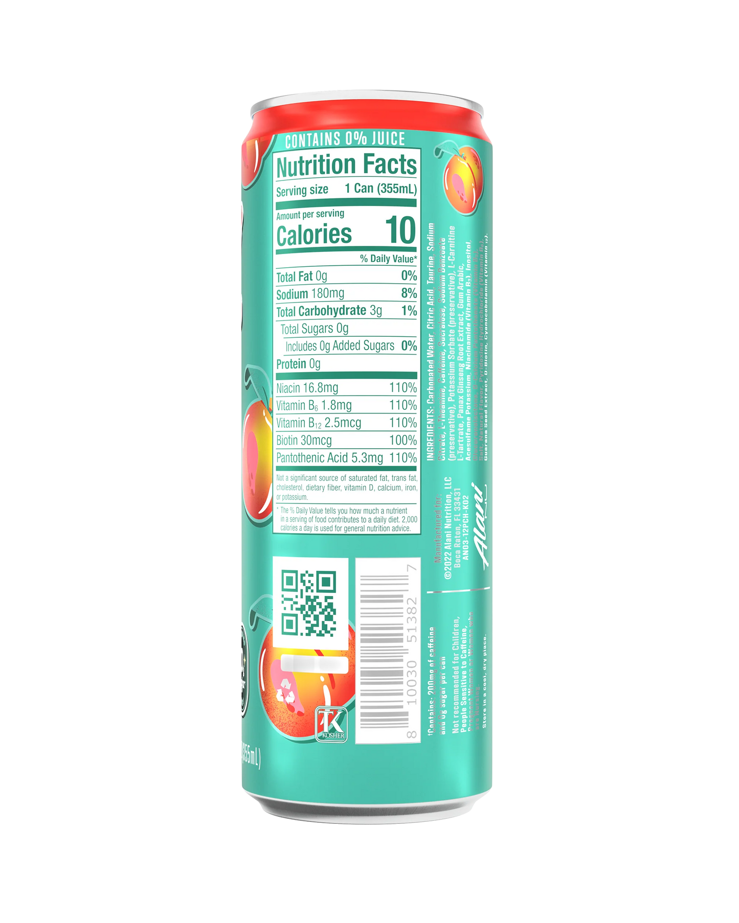 energy drink - juicy peach