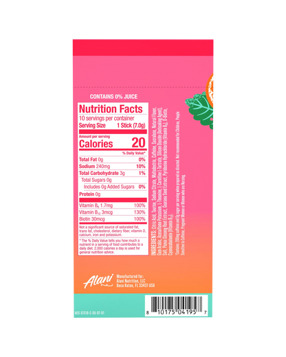 energy sticks - strawberry sunrise