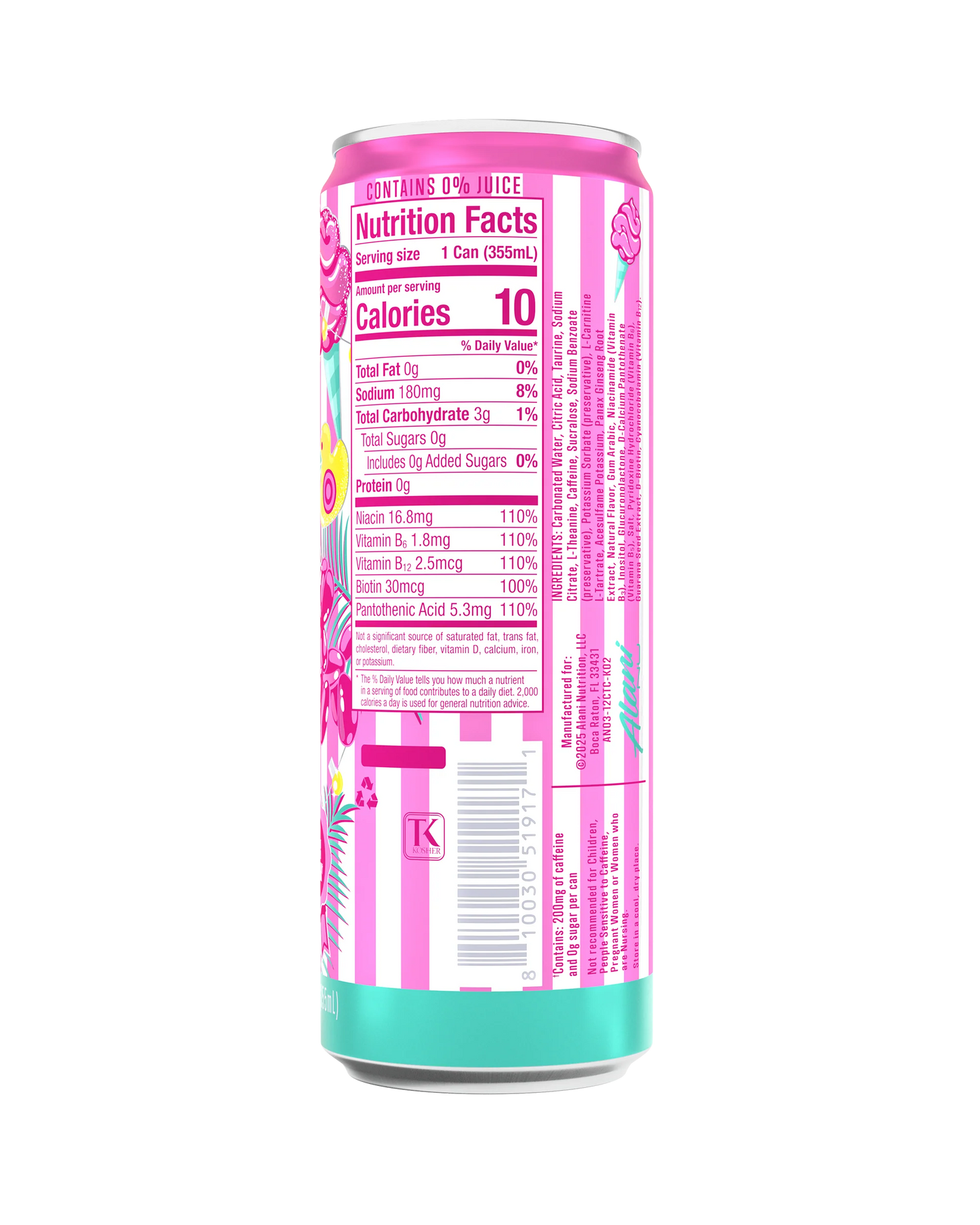 energy drink - cotton candy