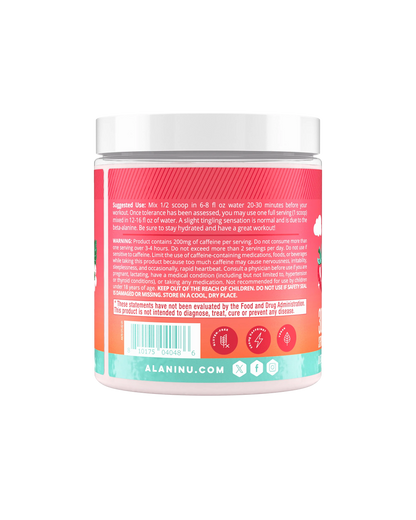 pre-workout - strawberry sunrise