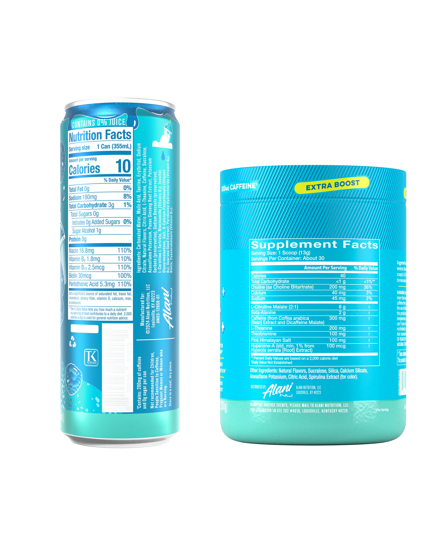 energy drink & pre-workout+ - blue slush