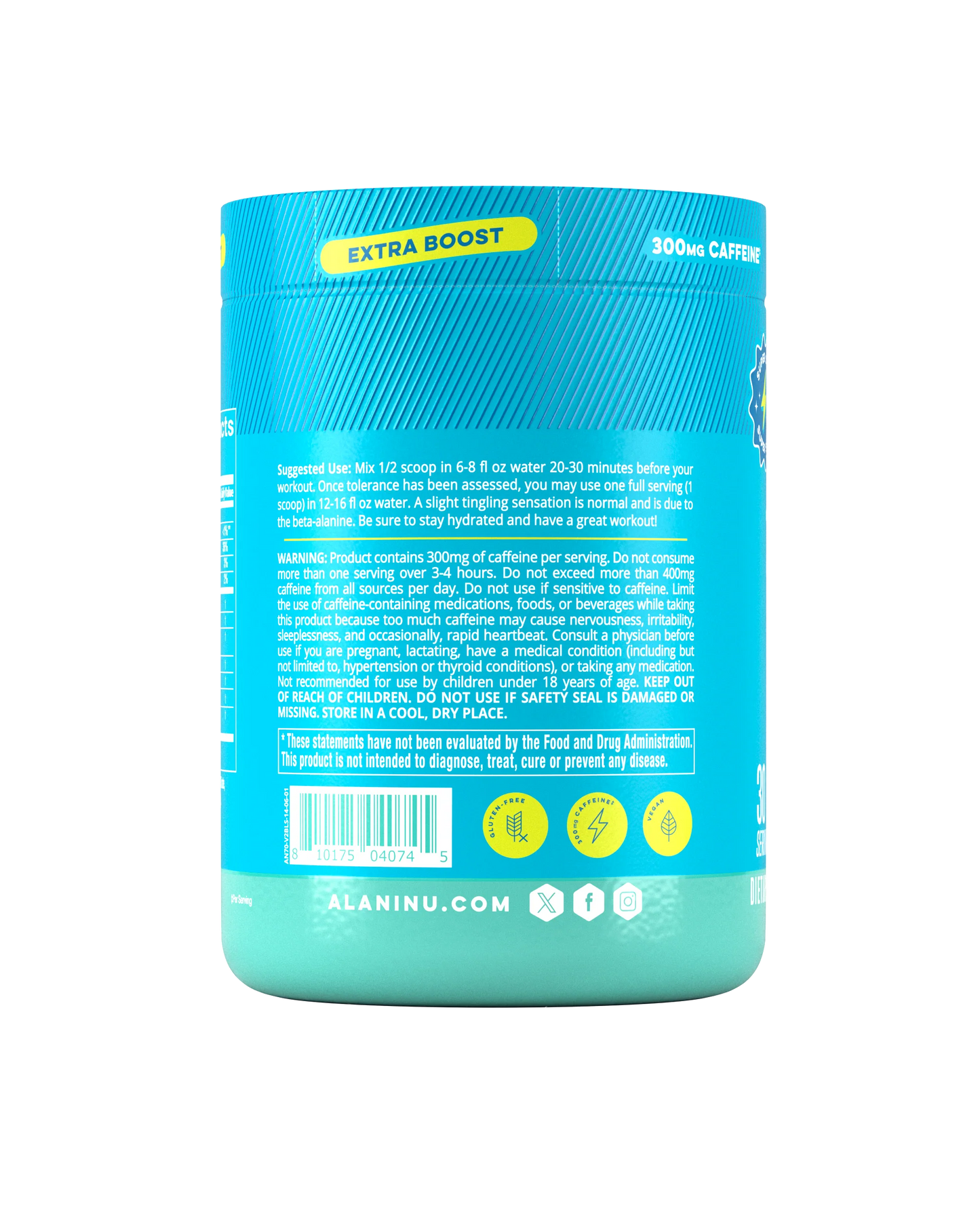 pre-workout+ - blue slush