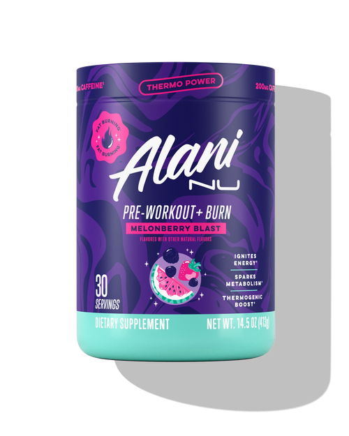 pre-workout+ burn - melonberry blast