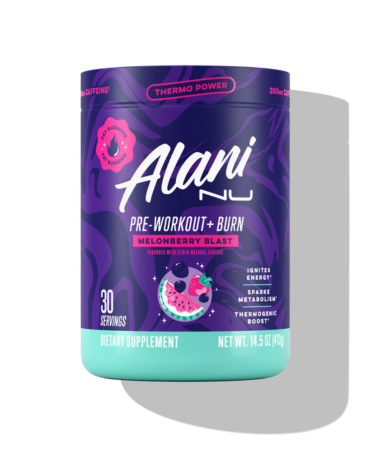 pre-workout+ burn - melonberry blast