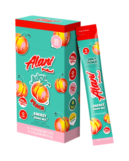 energy sticks - juicy peach