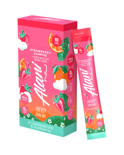 energy sticks - strawberry sunrise