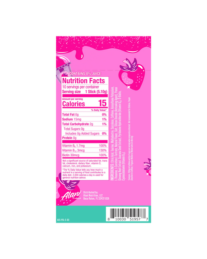 energy sticks - pink slush