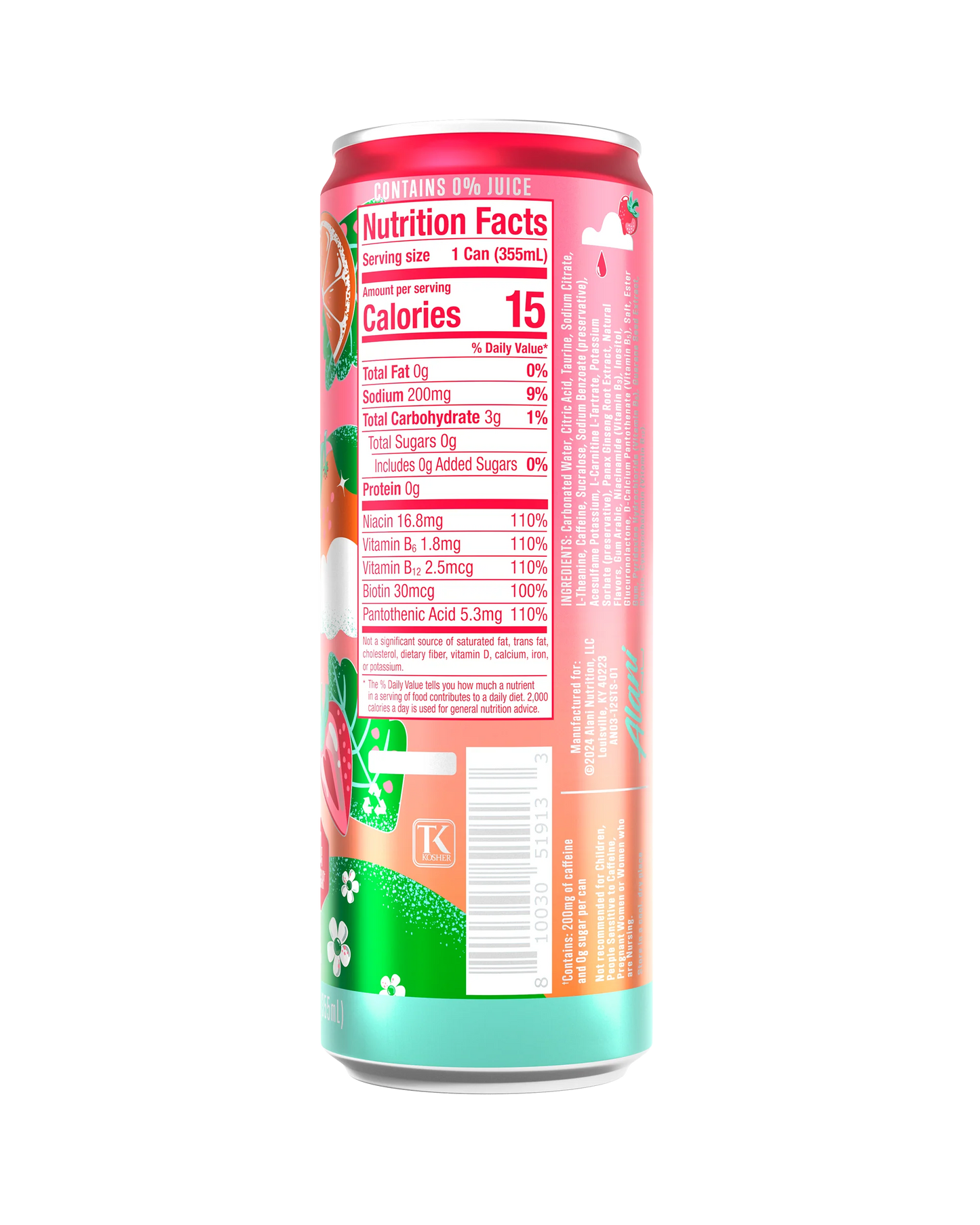 energy drink - strawberry sunrise