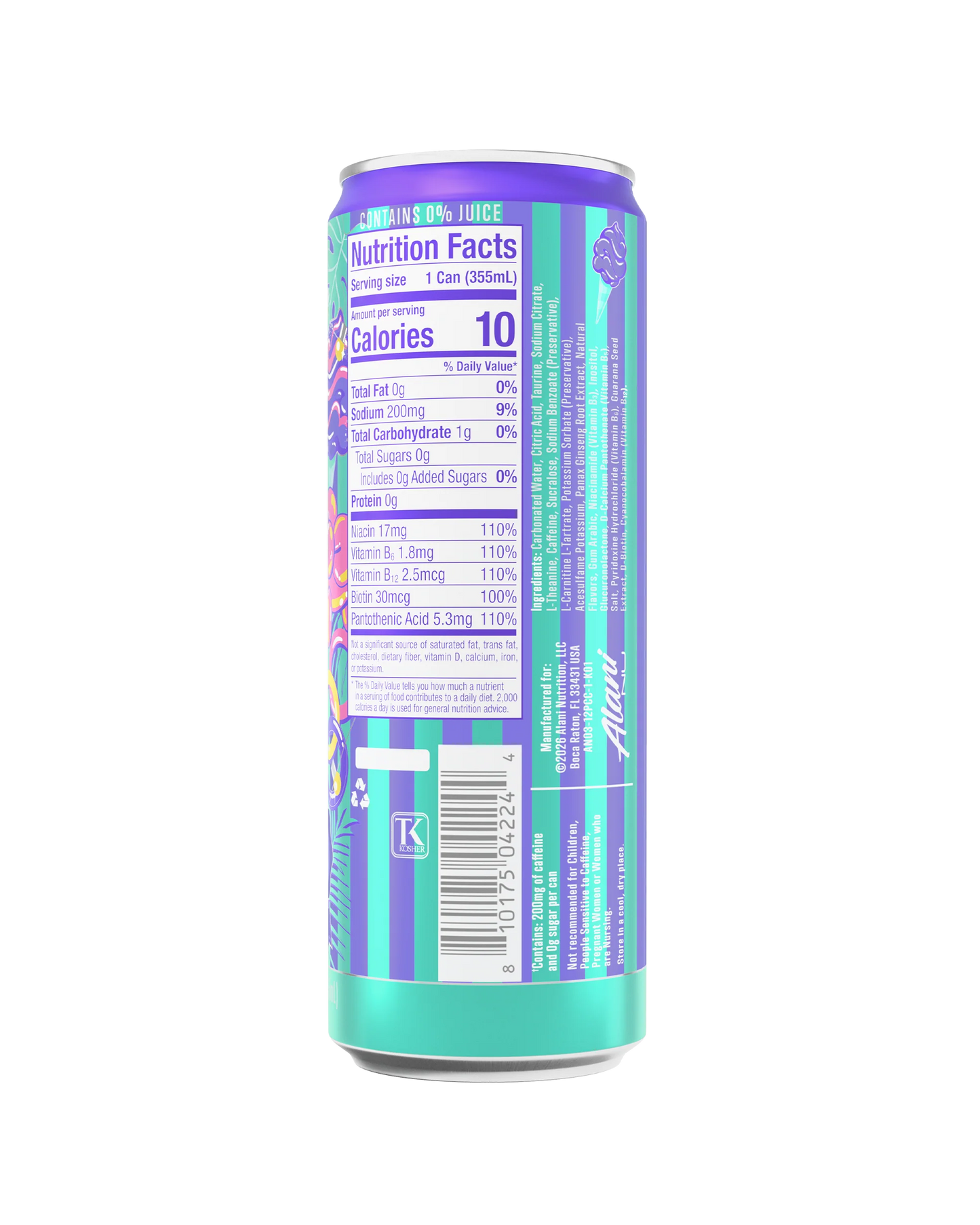 energy drink - purple cotton candy