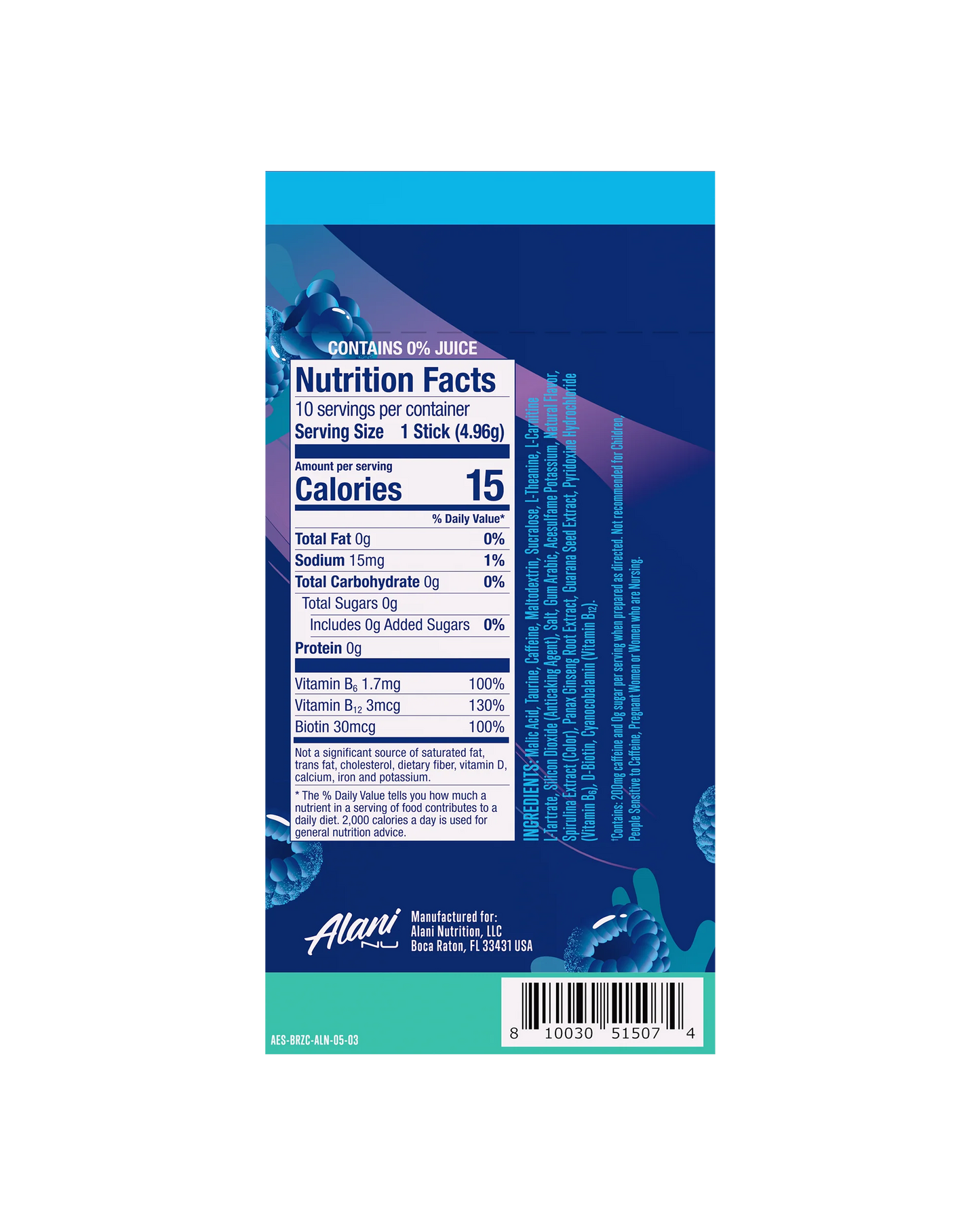 energy sticks - breezeberry