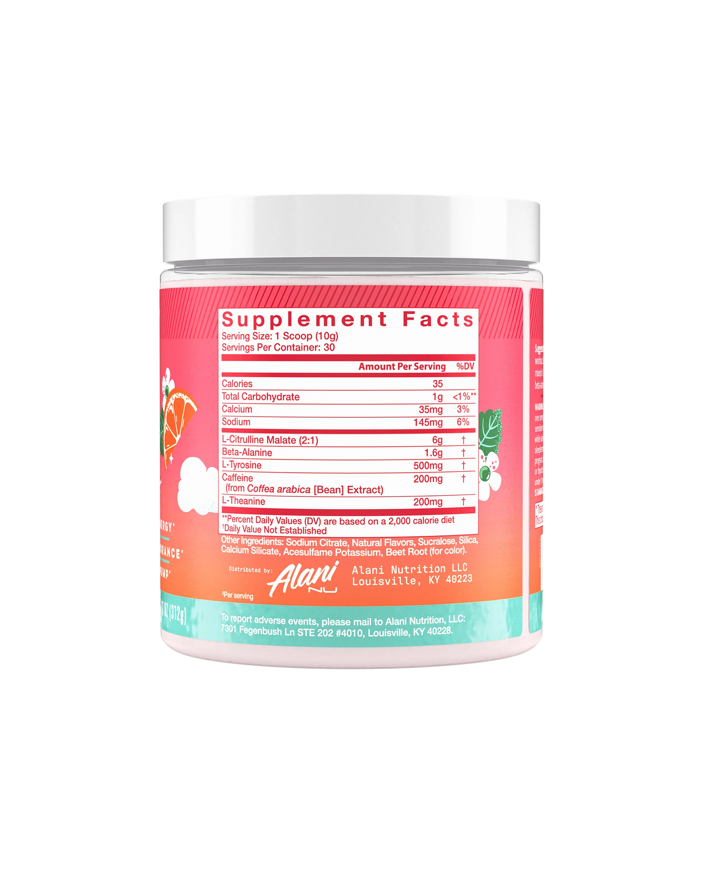 pre-workout - strawberry sunrise