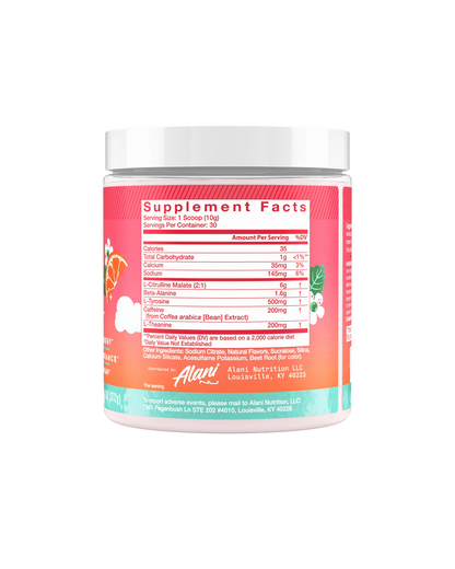 pre-workout - strawberry sunrise