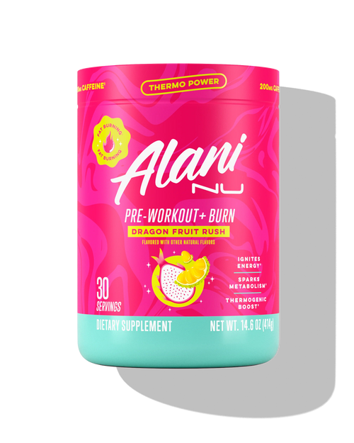 pre-workout+ burn - dragon fruit rush