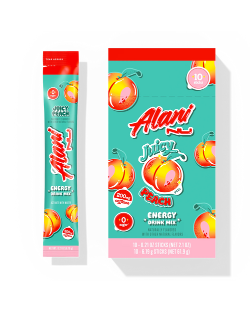 energy sticks - juicy peach
