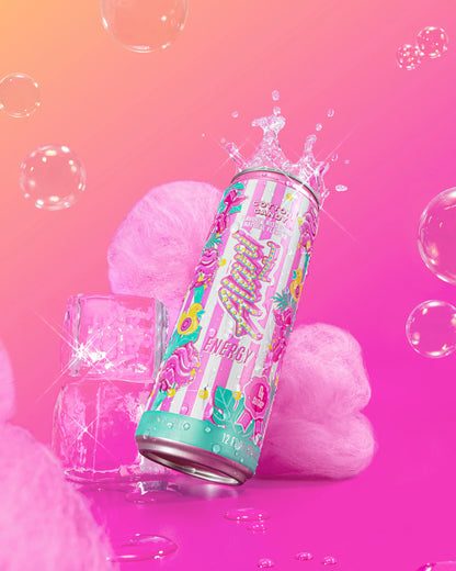 energy drink - cotton candy