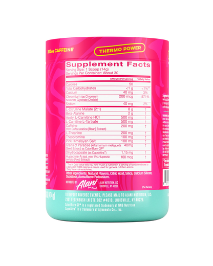 pre-workout+ burn - dragon fruit rush