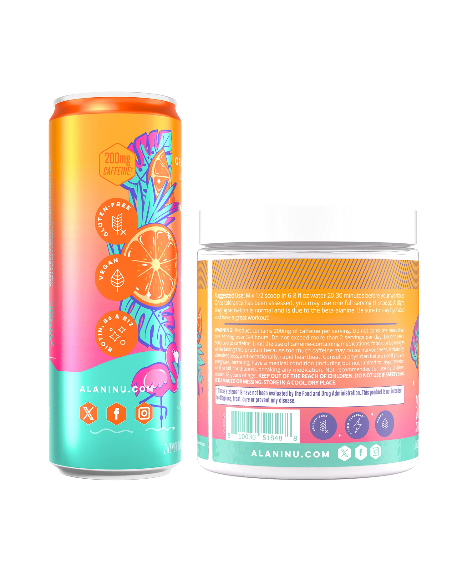 energy drink & pre-workout - orange kiss