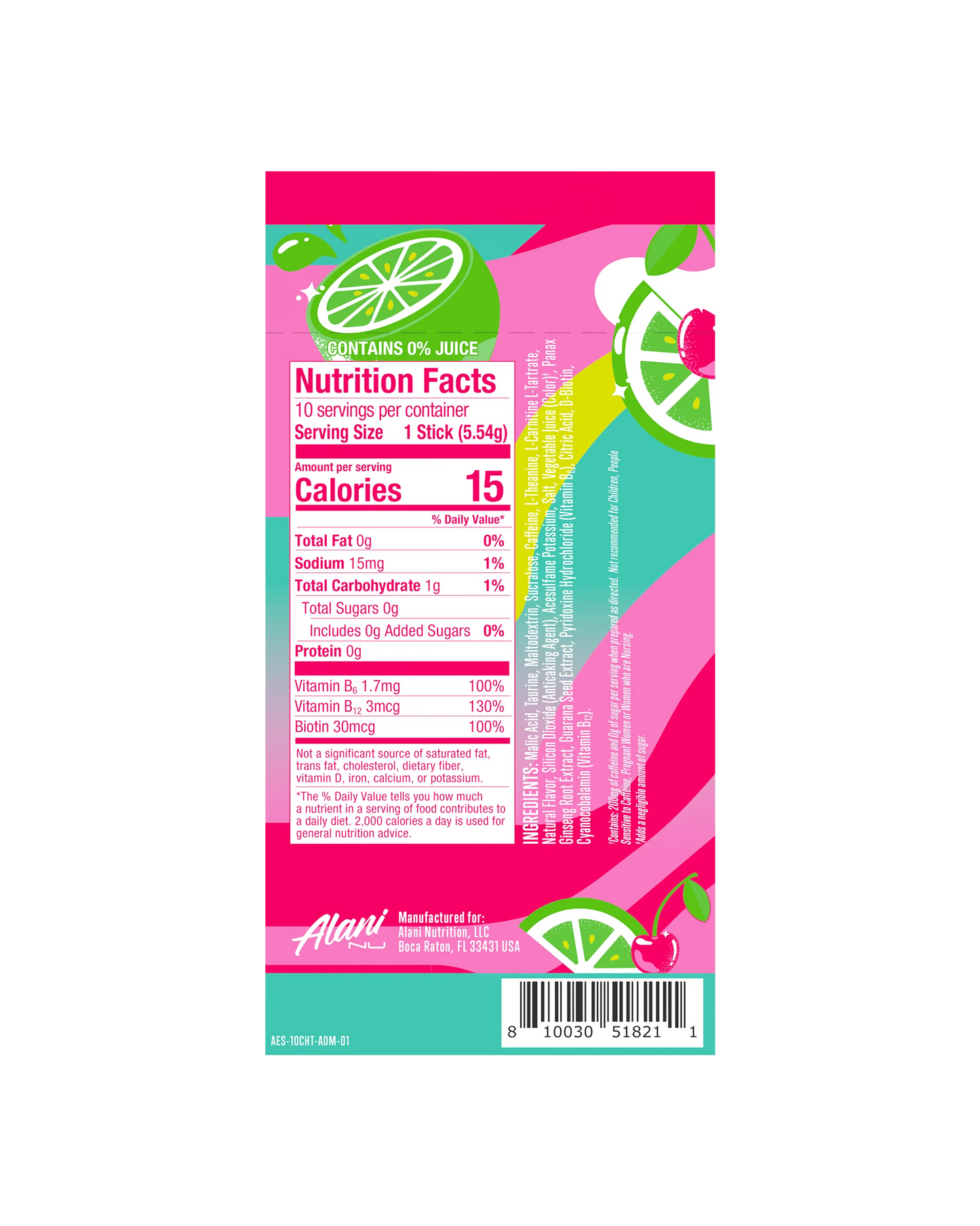 energy sticks - cherry twist
